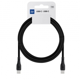 Cabo USB-C Blue Star PJ73-13-3 USB-C para USB-C 1 m 60 W preto