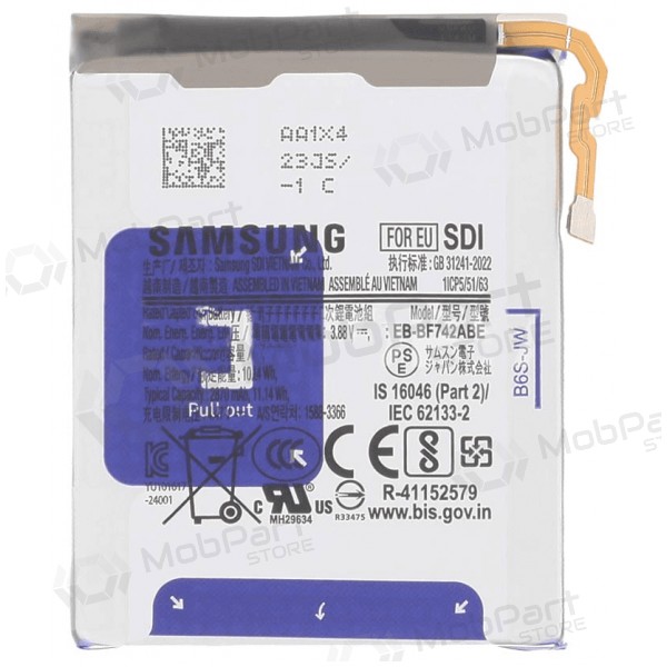 Bateria Samsung Galaxy Z Flip6, Z Flip7 FE, acumulador EB-BF742ABE (original)
