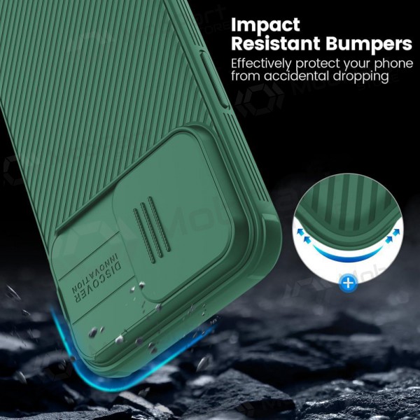 Apple iPhone 14 capa „Nillkin CamShield Pro“ (verde)