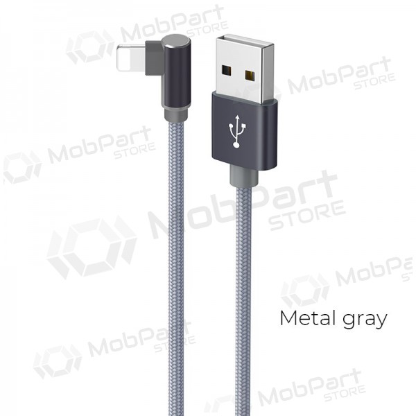 USB cabo Borofone BX26 Lightning 1.0m (cinza)