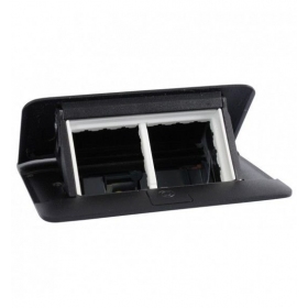 Įleidžiama modulinė dėžutė 4 mod. Legrand 654002 (preto, metalinė)