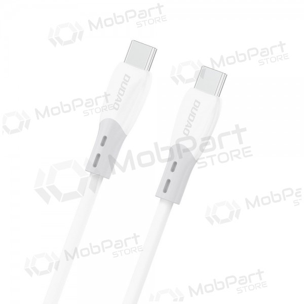 Cabo USB-C Dudao L25SC USB-C para USB-C 2 m 60 W branco