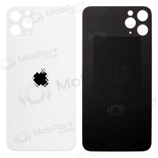 Apple iPhone 11 Pro Max tampa traseira da bateria (prata) (bigger hole for camera) Apple iPhone 11 Pro Max tampa traseira da bateria (prata) (bigger hole for camera)