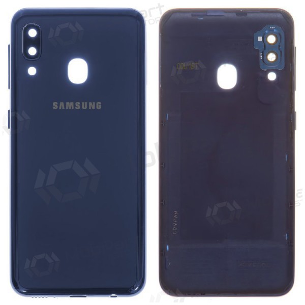 Samsung A202 Galaxy A20e 2019 tampa traseira da bateria (azul) (usado grade C, original)
