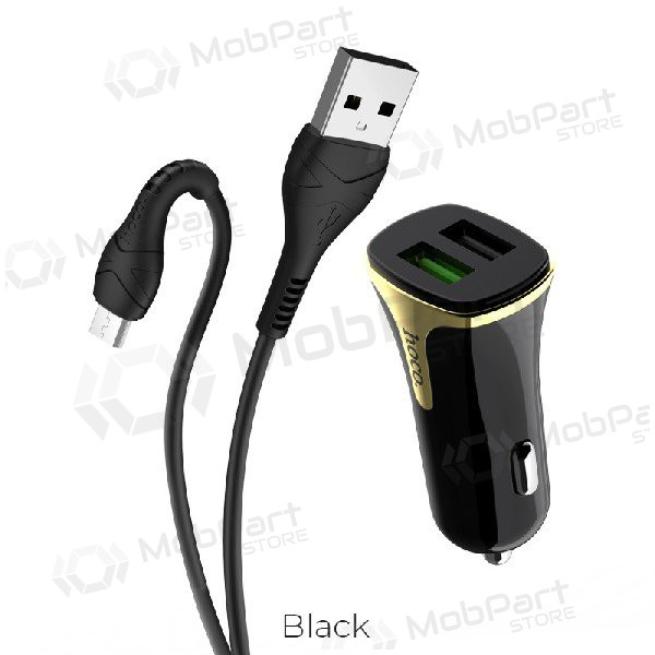 Carregador de carro HOCO Z31 USB + 