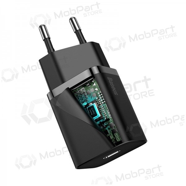 Carregador buitinis Baseus Super Si 20W preto CCSUP-B01