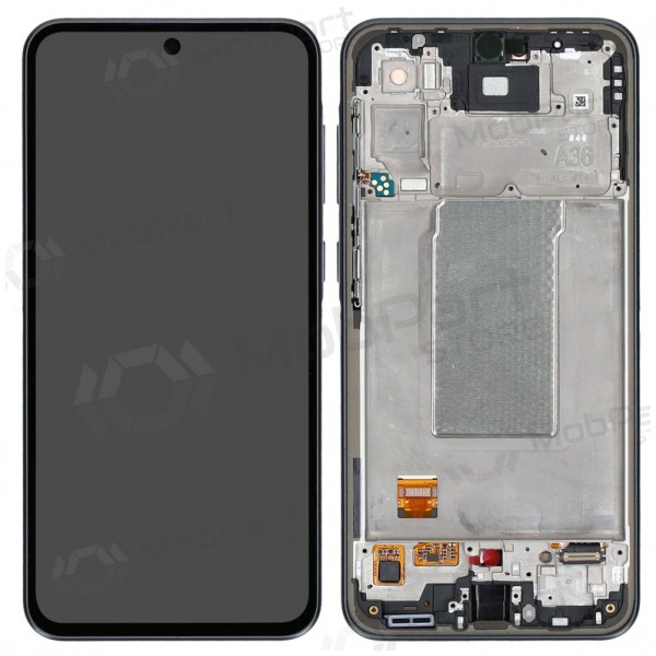 Samsung Galaxy A36 ecrã (preto) (com moldura) (original)