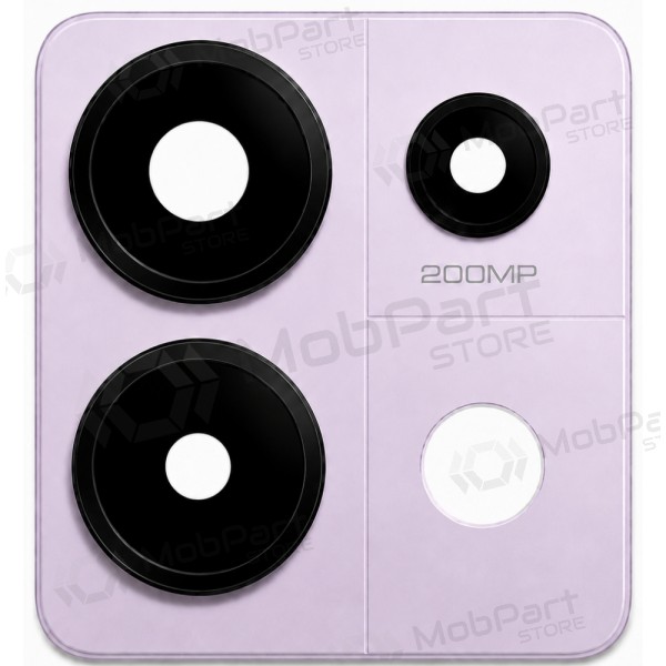 Vidro da câmera com moldura para Xiaomi Redmi Note 13 Pro 5G (roxo)