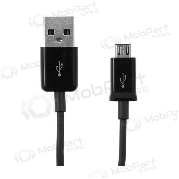 Samsung i9300 Galaxy S3 / i9300 Galaxy S3 Neo / N7000 Galaxy Note / i9100 Note microUSB cabo (1,5m) (preto)