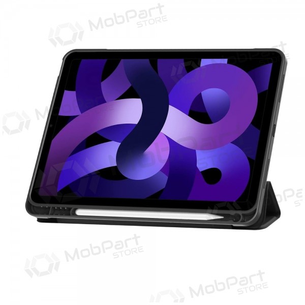 Capa para Apple iPad Air (2020, 2022, 2024, 2025, 2026) - Tech-Protect SmartCase Pen Holder (preta)