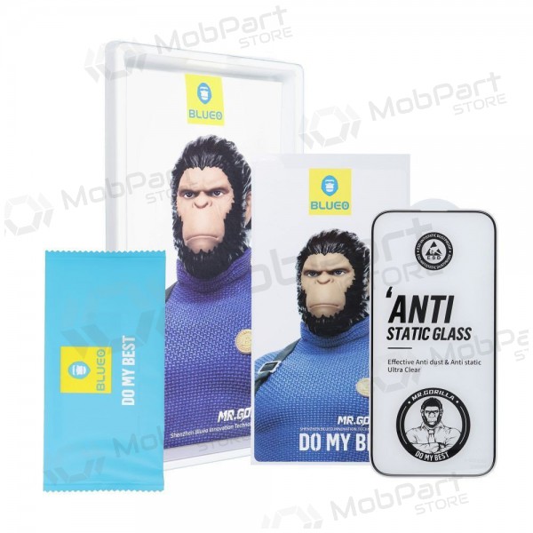 LCD apsauginis stikliukas 5D Mr. Monkey Glass (Strong Lite) Samsung S937 S25 Edge preto