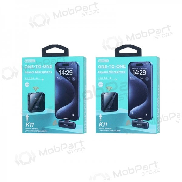 Microfone Remax K11 USB-C preto