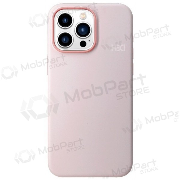 Capa HDD Silicone MagSafe Case Samsung S911 S23 5G rosa