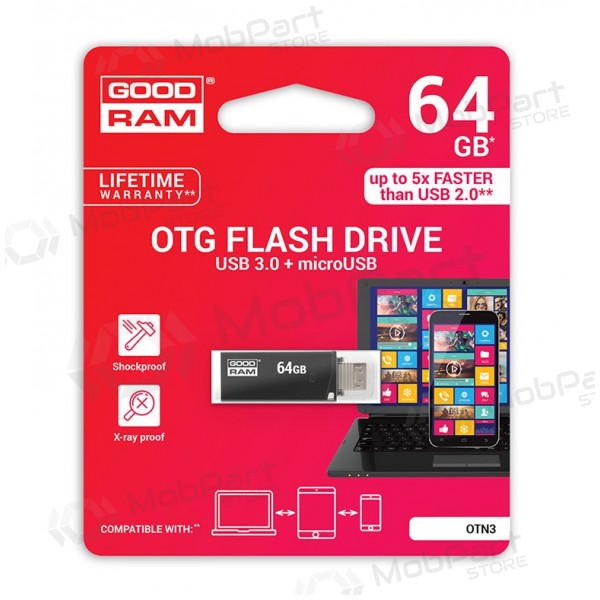 Pendrive GOODRAM OTN3 64Gb OTG USB 3.0 + 