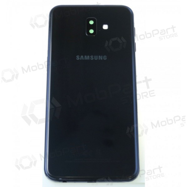 Samsung J610 Galaxy J6+ 2018 tampa traseira da bateria (preto) (usado grade C, original) Samsung J610 Galaxy J6+ 2018 tampa traseira da bateria (preto) (usado grade C, original)