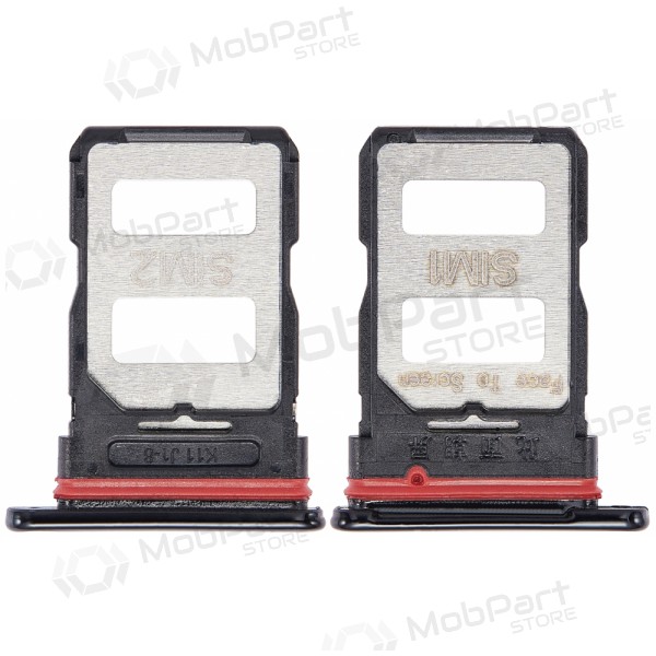 Suporte de cartão SIM Xiaomi Poco F3, Mi 11i (preto)