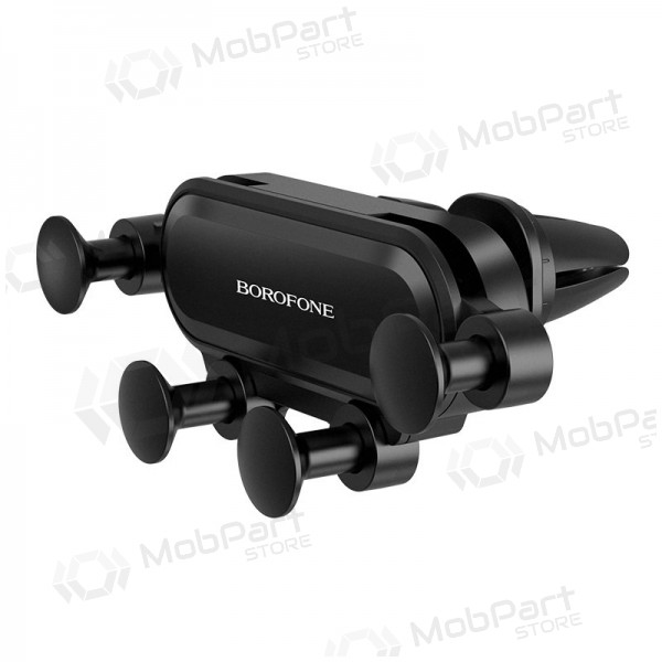 Automobilinis Universal telefono laikiklis Borofone BH19 mounted on ventilation grilles, preto