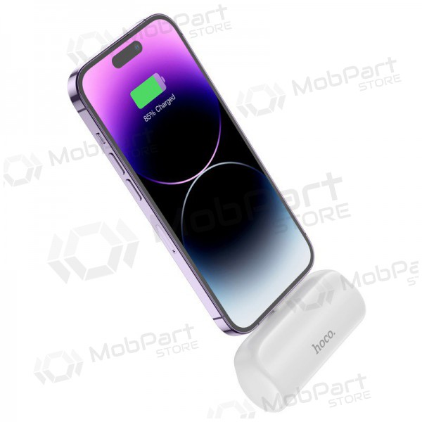 Bateria externa Power Bank Hoco J106 Lightning 5000mAh branca