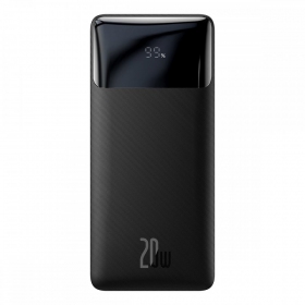 Bateria externa Power Bank Baseus Bipow 20W 10000mAh + MicroUSB 0.25m preto PPBD050301