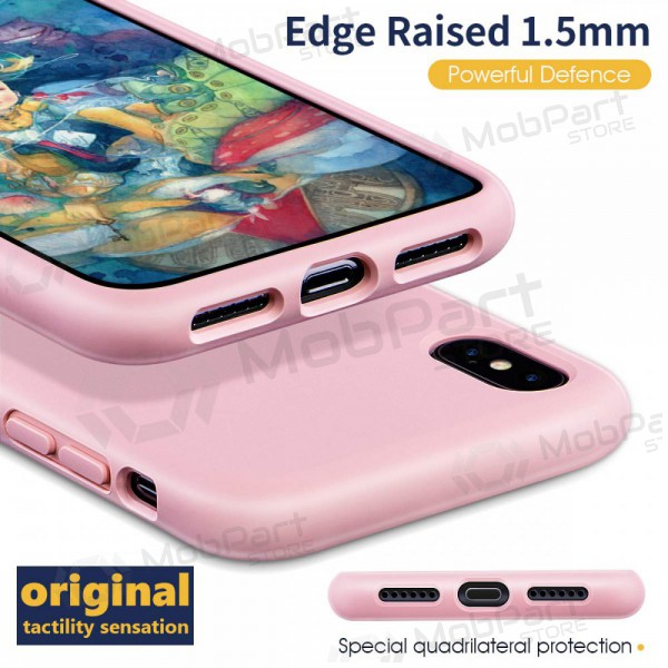 Capa para Apple iPhone 11 Pro - Liquid Silicone - 2.0mm (rosa)