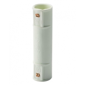 Gofruotų vamzdžių conector D16 branco su fiksatorium GLOB-EL