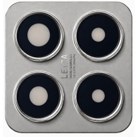 Vidro da câmera com moldura para Xiaomi 14T (cinza)