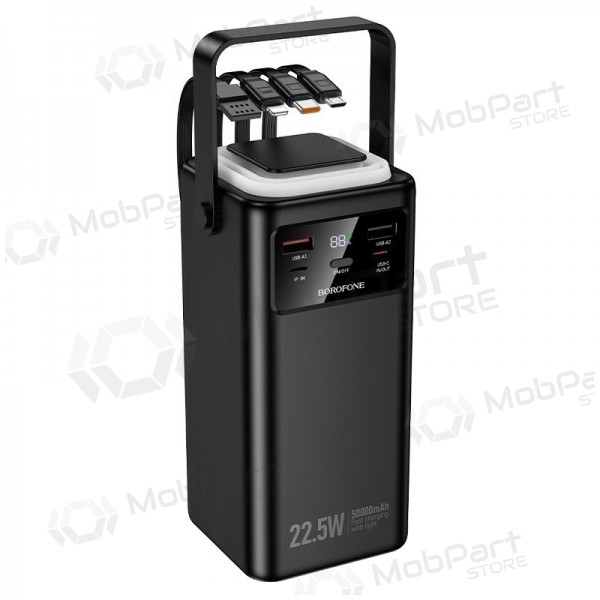Bateria externa Power Bank Borofone BJ65A 22.5W 50000mAh preto