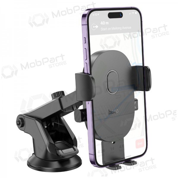 Suporte para telefone de carro Hoco H19 preto