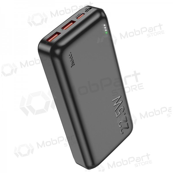 Bateria externa Power Bank Hoco J101A PD 20W+Quick Charge 3.0 22.5W 20000mAh preto Bateria externa Power Bank Hoco J101A PD 20W+Quick Charge 3.0 22.5W 20000mAh preto