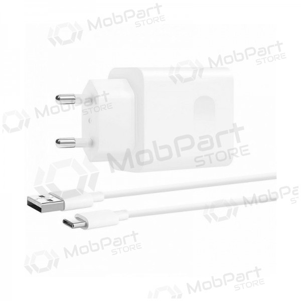 Carregador original Huawei CP404B SuperCharge 22.5W + cabo Type-C 1m na embalagem branco