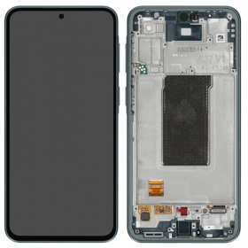 Tela Samsung Galaxy A37 5G (verde acinzentado) (com moldura) (original)