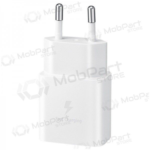 Carregador original Samsung EP-T1510XWEGEU 15W + cabo Type-C 1m na embalagem branco