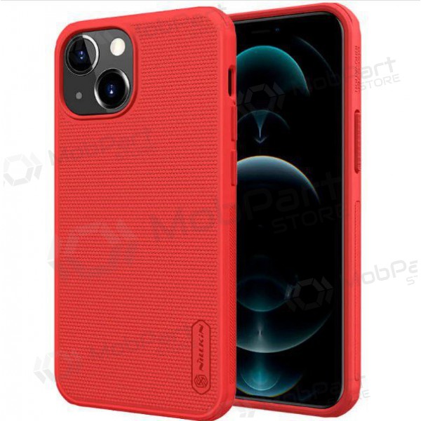 Apple iPhone 15 Pro capa „Nillkin Frosted Shield“ (vermelho)