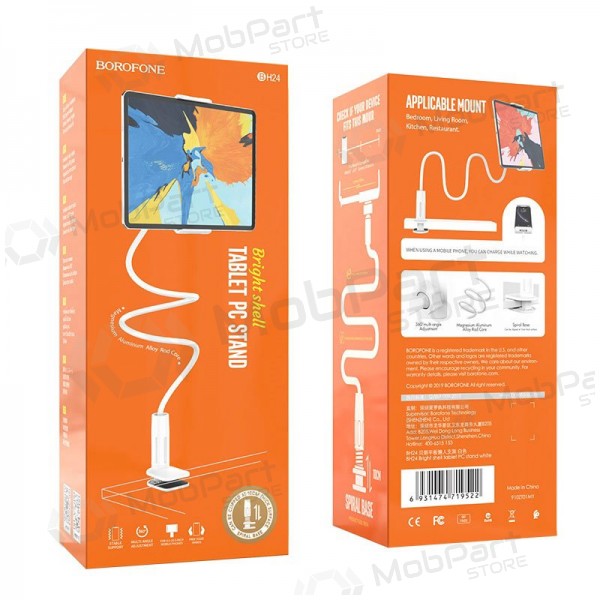Borofone BH24 telefono laikiklis tvirtinamas prie stalo branco