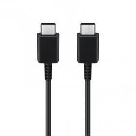USB cabo original Samsung EP-DA705BBE 25W 3A Type-C-Type-C 1.0m preto