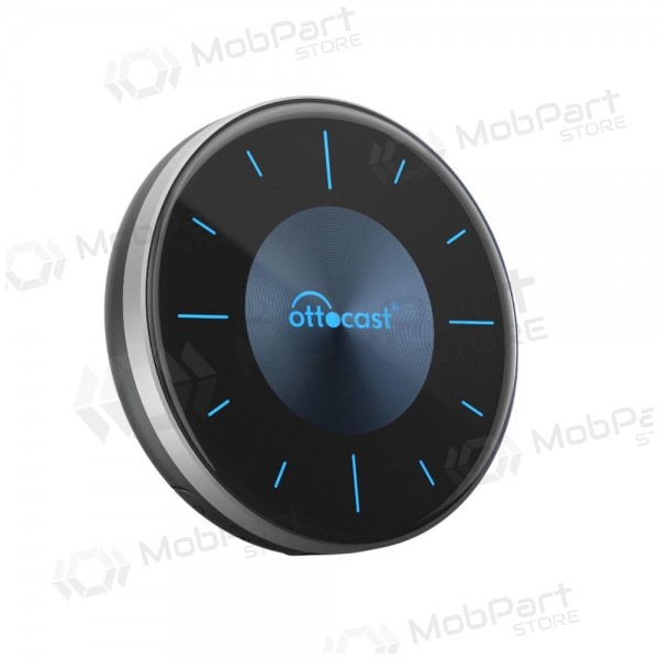 Adaptador sem fios CarPlay / Android Auto Ottocast OttoAiBox P3 PCS46 preto
