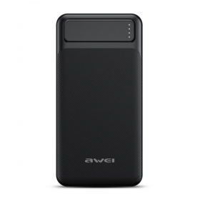 Bateria externa Power Bank Awei P6K 5V/2.1A 20000mAh preto