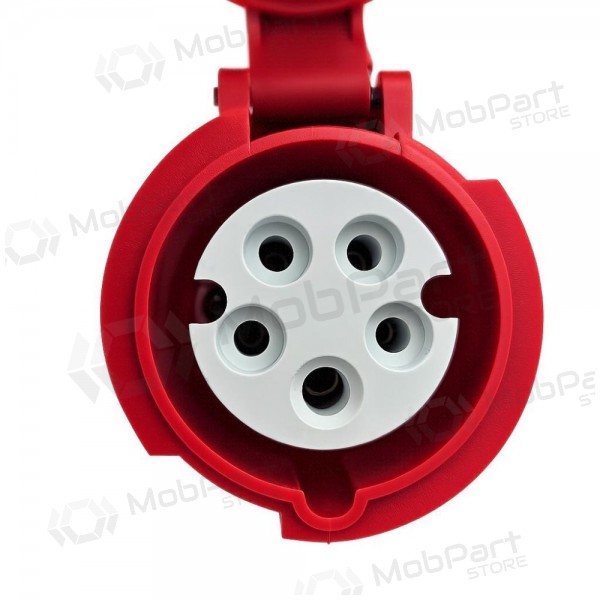 Adaptador Reach CEE 16A 400 V para 220 V Schuko preto