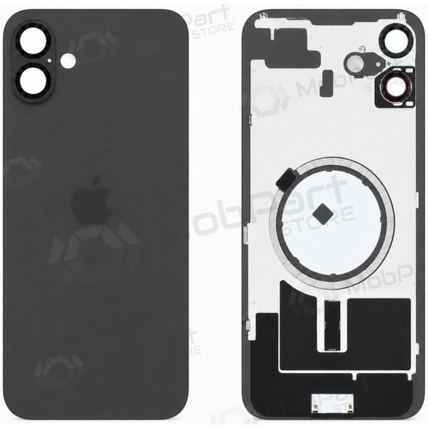 Capa traseira para Apple iPhone 16 Plus (preta) (Premium)
