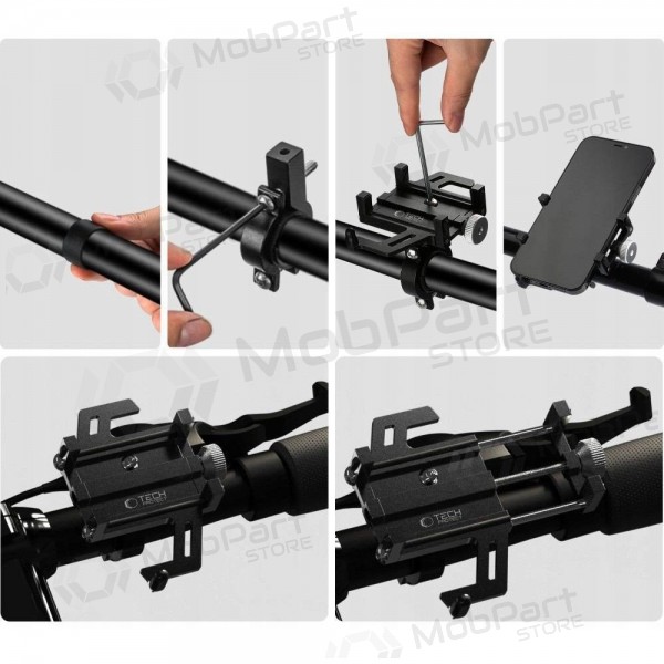 Suporte de telefone para bicicleta e motocicleta Tech-Protect V1 Universal