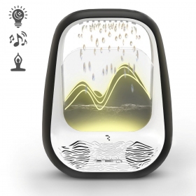 Relaxante alto-falante bluetooth com iluminação rgb Relaxing Rain preto
