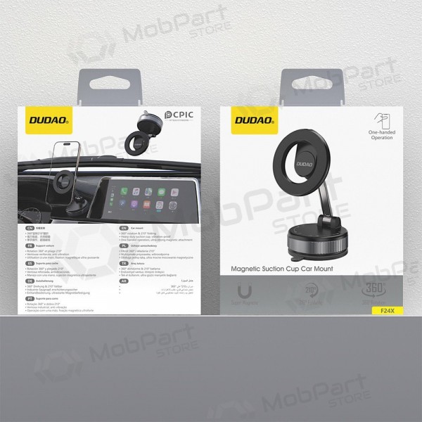 Suporte de telefone para carro Dudao F24X MagSafe para painel e vidro