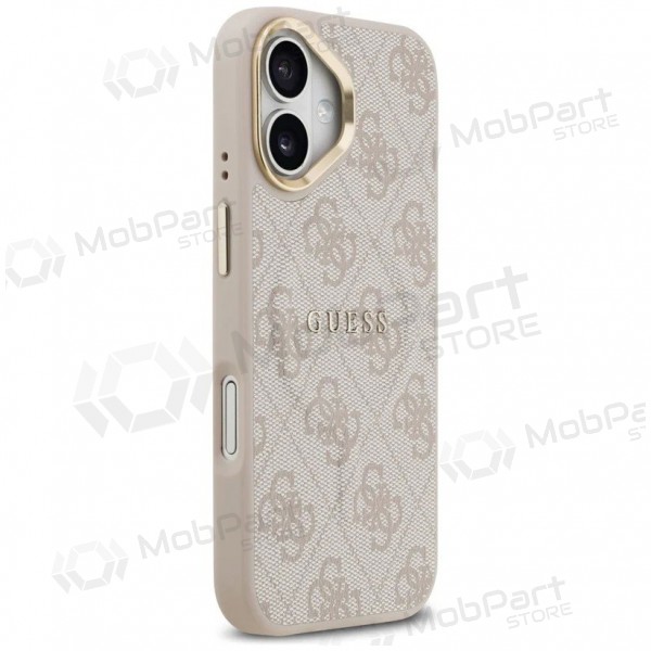 Capa para Apple iPhone 17 -Guess PU Leather 4G Gold Frame MagSafe- (rosa)