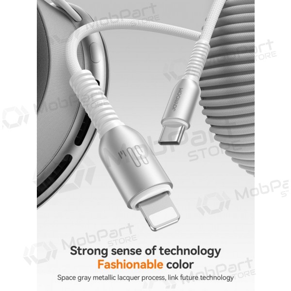 USB cabo Joyroom S-A51 USB-C to Lightning 30W 1.2m cinza