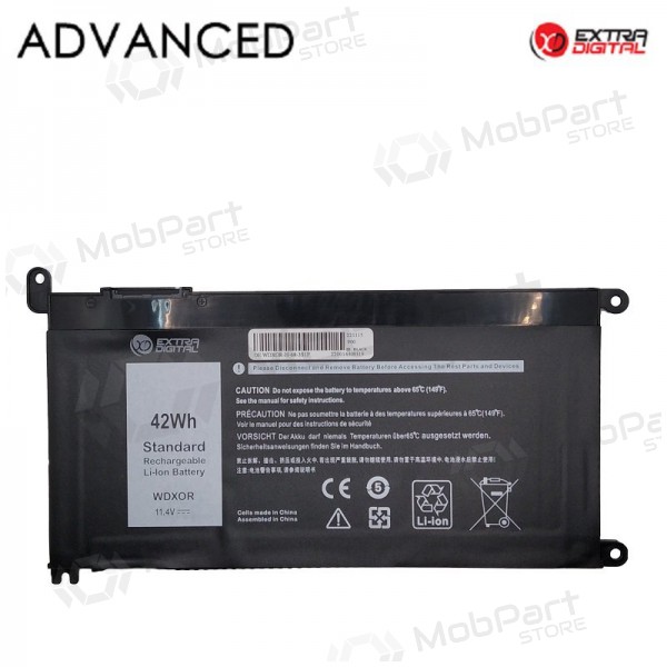 DELL WDX0R, 3400mah bateria do portátil, Advanced DELL WDX0R, 3400mah bateria do portátil, Advanced