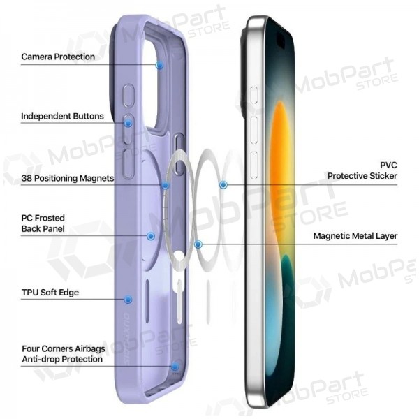 Capa Apple iPhone 17 Pro, 18 Pro - Dux Ducis Yind (violeta)