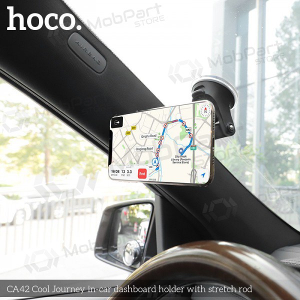Suporte para telefone de carro Hoco CA42 Cool Journey, mounted on the dashboard, magnetic