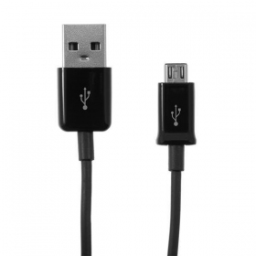 USB cabo microUSB (preto) 1.0m