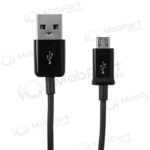 USB cabo microUSB (preto) 1.0m