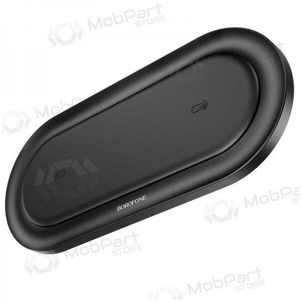 Carregador sem fio Borofone BQ7 Prominent Dual (10W) (preto)